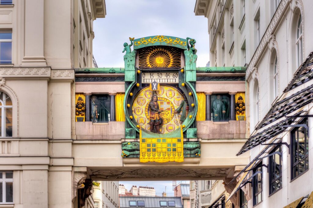Die Ankeruhr in Wien: Zeitreise im Jugendstil